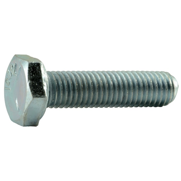 Midwest Fastener Grade 5, 1/4"-28 Hex Head Cap Screw, Zinc Plated Steel, 1 in L, 100 PK 00464 - main
